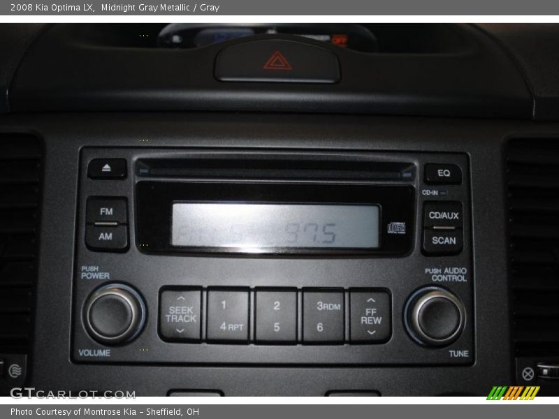 Midnight Gray Metallic / Gray 2008 Kia Optima LX