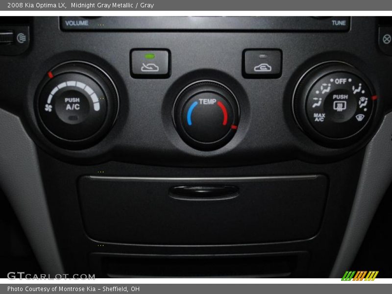 Midnight Gray Metallic / Gray 2008 Kia Optima LX