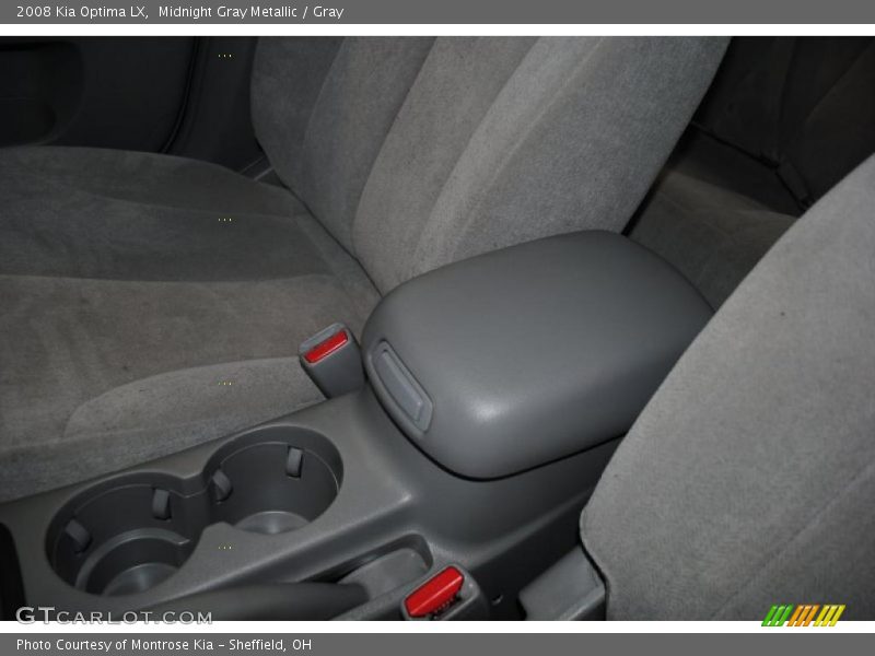 Midnight Gray Metallic / Gray 2008 Kia Optima LX