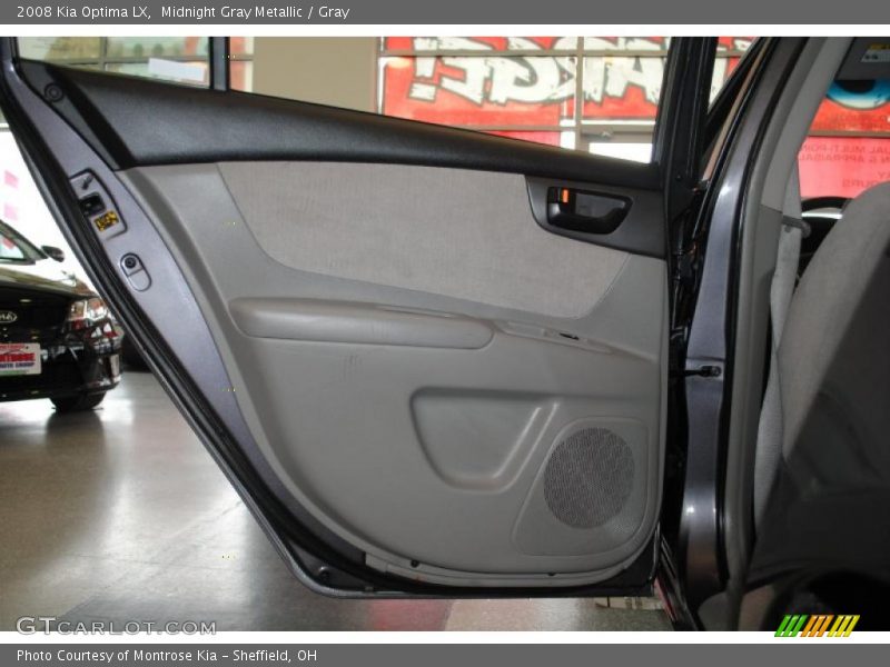 Midnight Gray Metallic / Gray 2008 Kia Optima LX