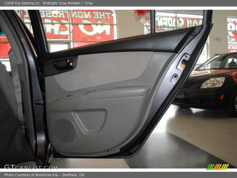 Midnight Gray Metallic / Gray 2008 Kia Optima LX