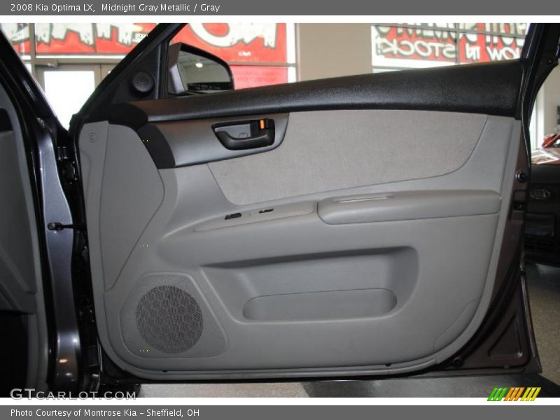 Midnight Gray Metallic / Gray 2008 Kia Optima LX