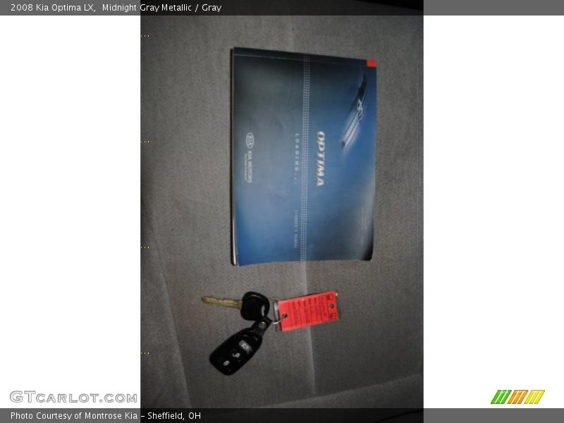 Midnight Gray Metallic / Gray 2008 Kia Optima LX