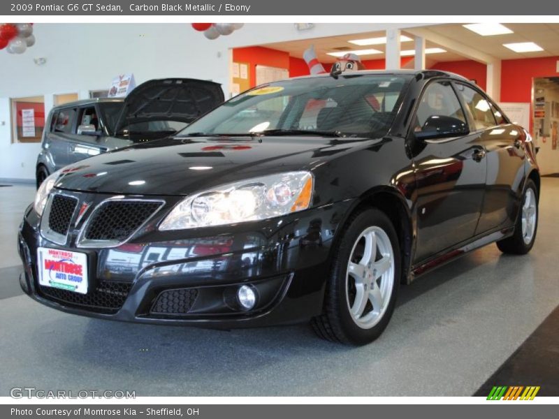 Carbon Black Metallic / Ebony 2009 Pontiac G6 GT Sedan
