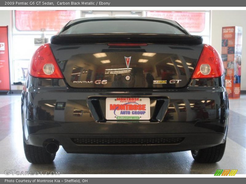 Carbon Black Metallic / Ebony 2009 Pontiac G6 GT Sedan