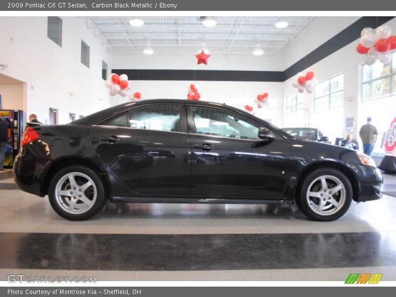 Carbon Black Metallic / Ebony 2009 Pontiac G6 GT Sedan