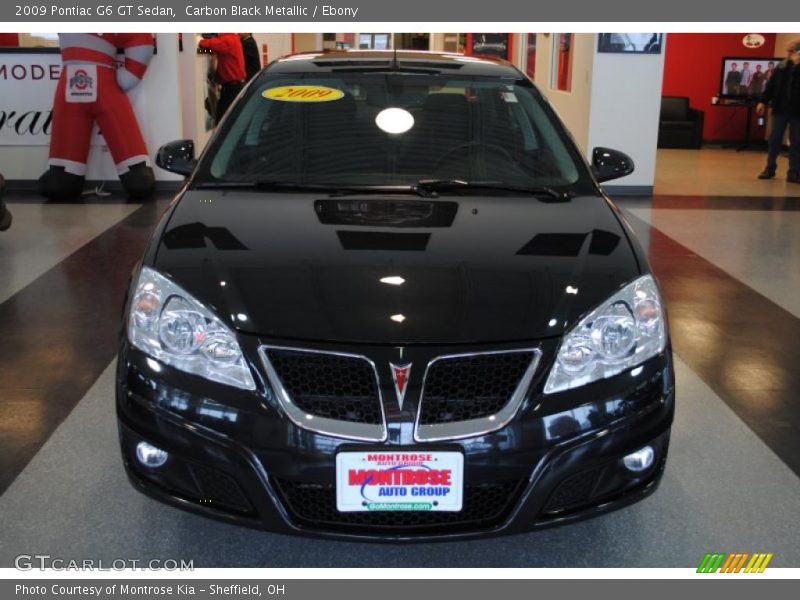 Carbon Black Metallic / Ebony 2009 Pontiac G6 GT Sedan