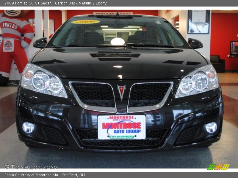 Carbon Black Metallic / Ebony 2009 Pontiac G6 GT Sedan