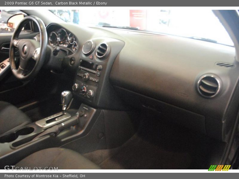 Carbon Black Metallic / Ebony 2009 Pontiac G6 GT Sedan