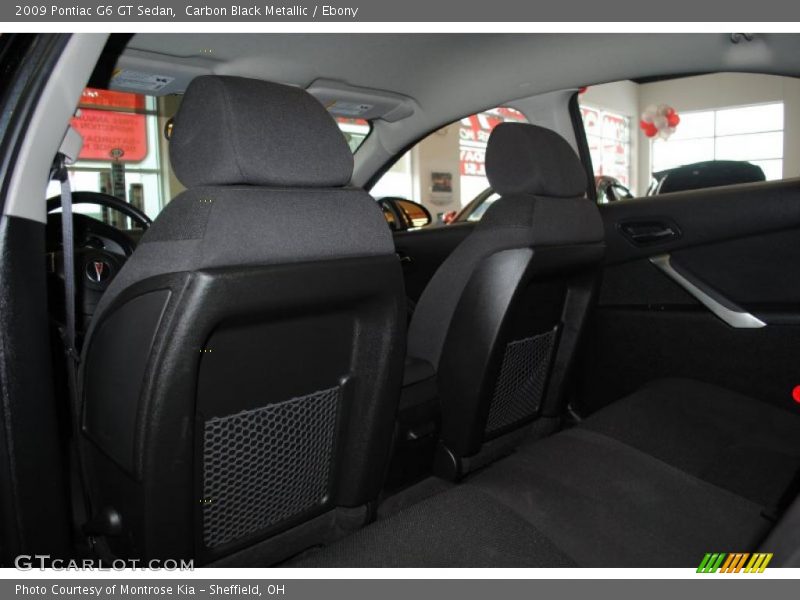 Carbon Black Metallic / Ebony 2009 Pontiac G6 GT Sedan
