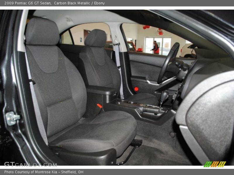 Carbon Black Metallic / Ebony 2009 Pontiac G6 GT Sedan