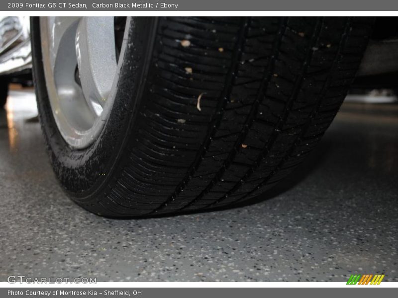 Carbon Black Metallic / Ebony 2009 Pontiac G6 GT Sedan