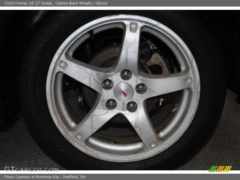 Carbon Black Metallic / Ebony 2009 Pontiac G6 GT Sedan
