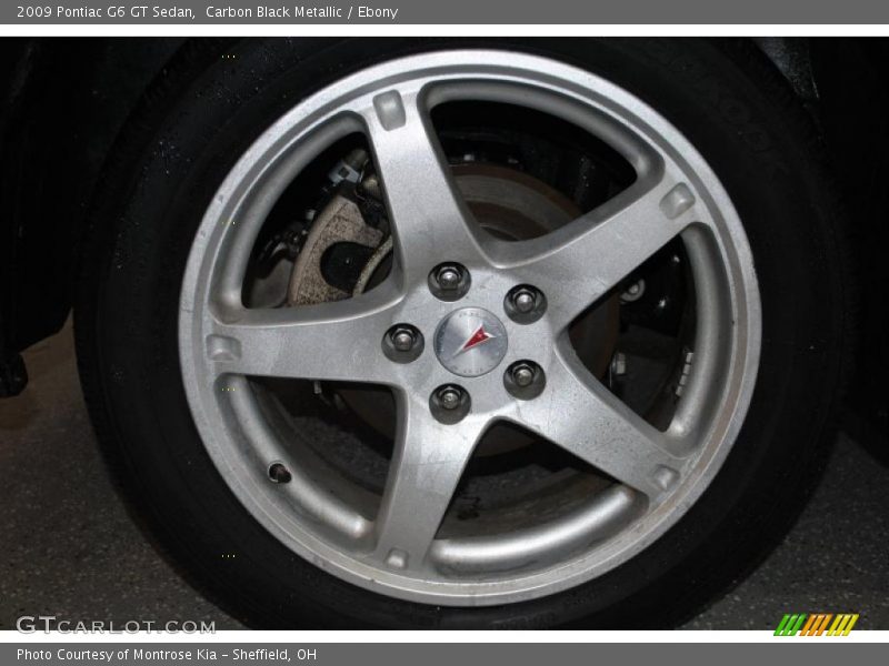 Carbon Black Metallic / Ebony 2009 Pontiac G6 GT Sedan