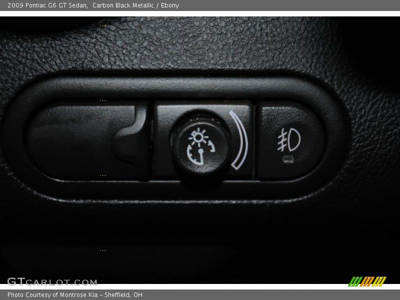 Carbon Black Metallic / Ebony 2009 Pontiac G6 GT Sedan
