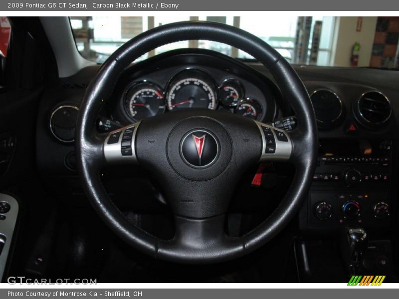 Carbon Black Metallic / Ebony 2009 Pontiac G6 GT Sedan