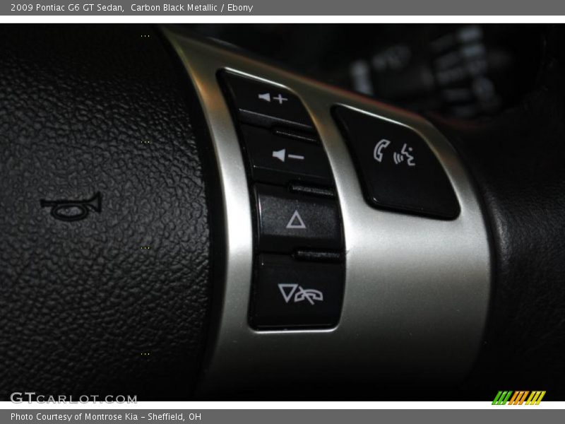 Carbon Black Metallic / Ebony 2009 Pontiac G6 GT Sedan