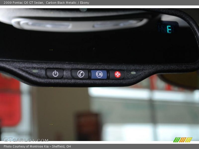 Carbon Black Metallic / Ebony 2009 Pontiac G6 GT Sedan