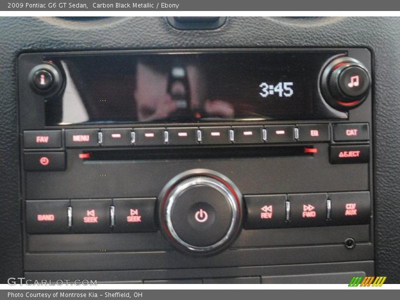 Carbon Black Metallic / Ebony 2009 Pontiac G6 GT Sedan