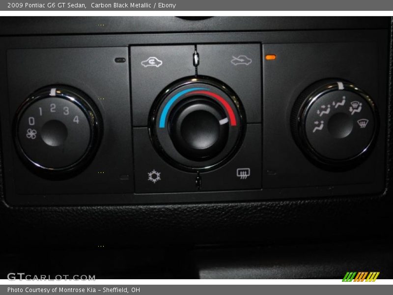 Carbon Black Metallic / Ebony 2009 Pontiac G6 GT Sedan