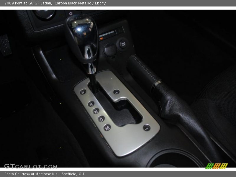 Carbon Black Metallic / Ebony 2009 Pontiac G6 GT Sedan