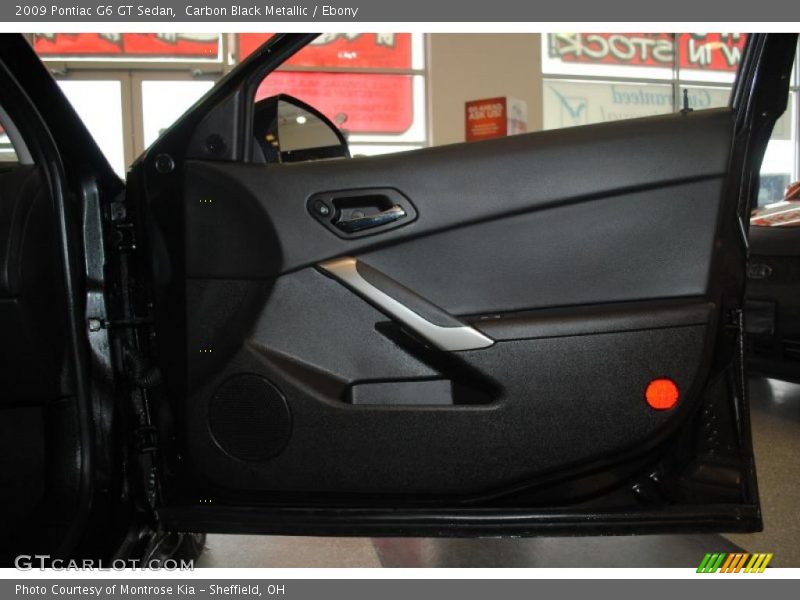 Carbon Black Metallic / Ebony 2009 Pontiac G6 GT Sedan