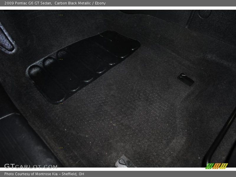 Carbon Black Metallic / Ebony 2009 Pontiac G6 GT Sedan