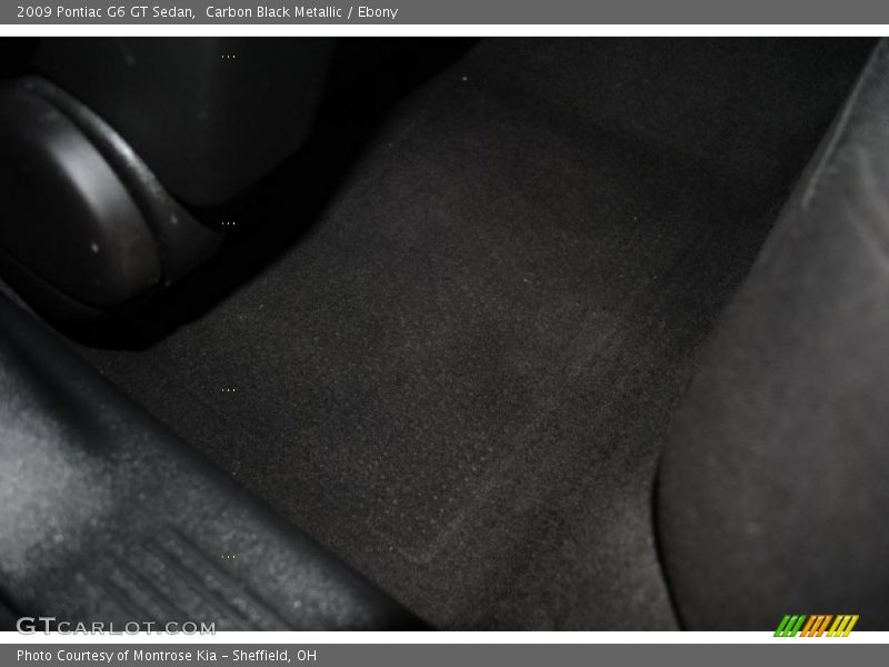 Carbon Black Metallic / Ebony 2009 Pontiac G6 GT Sedan