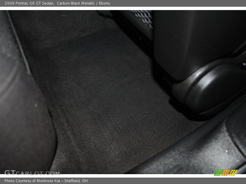 Carbon Black Metallic / Ebony 2009 Pontiac G6 GT Sedan