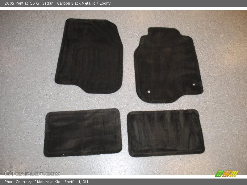 Carbon Black Metallic / Ebony 2009 Pontiac G6 GT Sedan