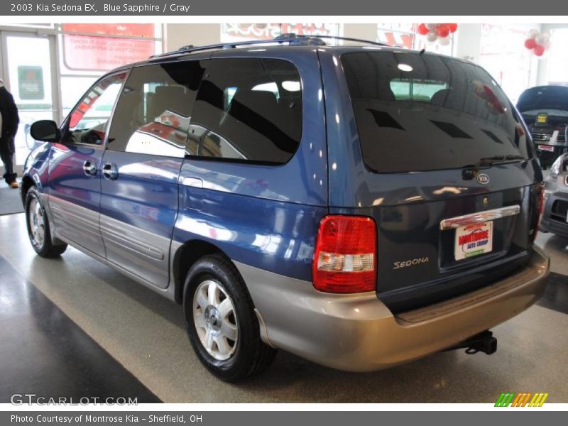 Blue Sapphire / Gray 2003 Kia Sedona EX
