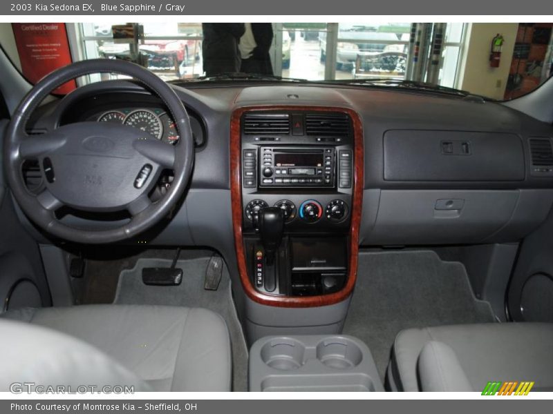 Blue Sapphire / Gray 2003 Kia Sedona EX