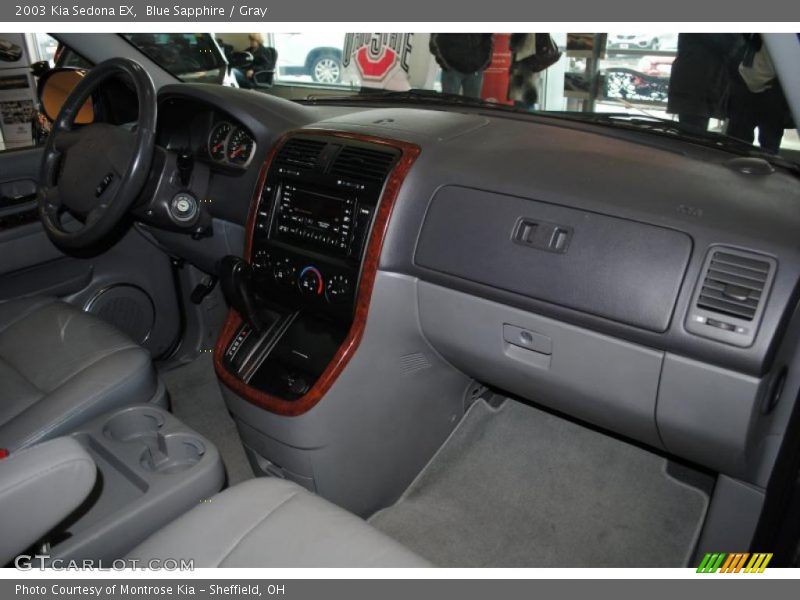 Blue Sapphire / Gray 2003 Kia Sedona EX