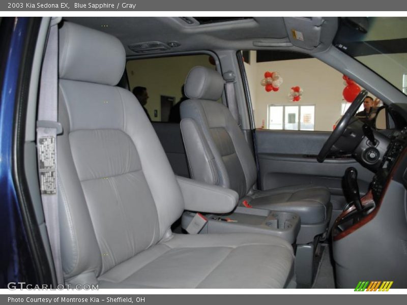 Blue Sapphire / Gray 2003 Kia Sedona EX