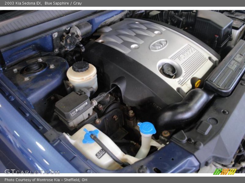 Blue Sapphire / Gray 2003 Kia Sedona EX