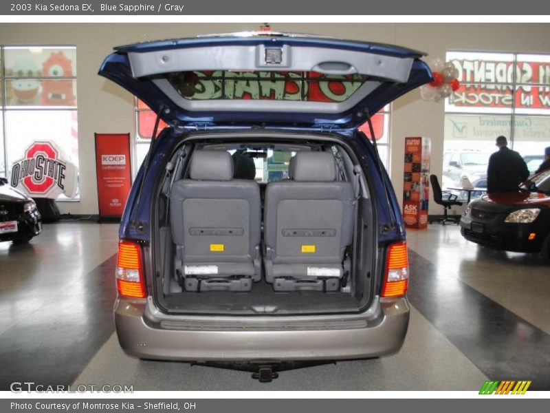 Blue Sapphire / Gray 2003 Kia Sedona EX