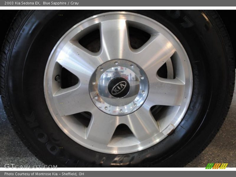 Blue Sapphire / Gray 2003 Kia Sedona EX