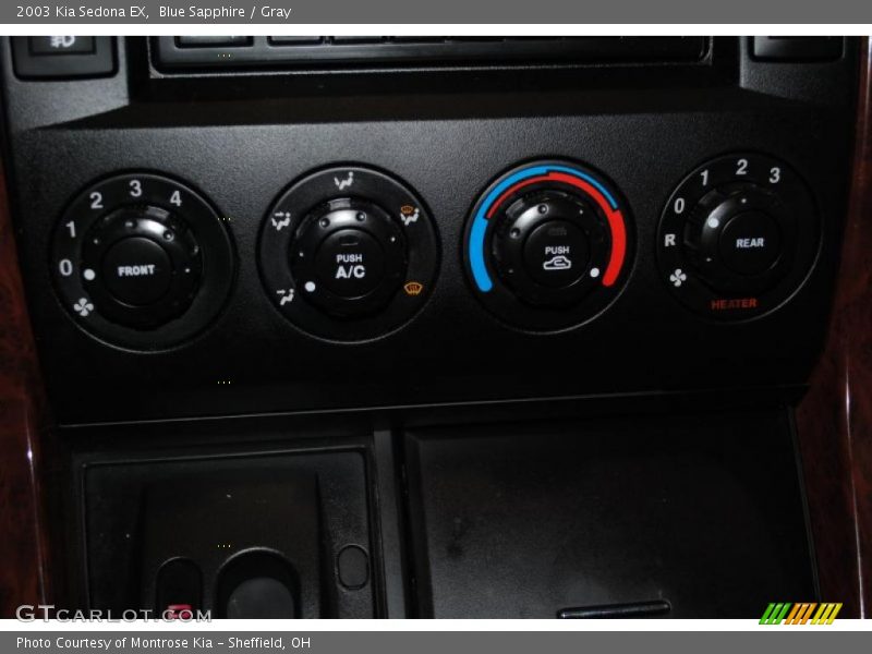 Blue Sapphire / Gray 2003 Kia Sedona EX