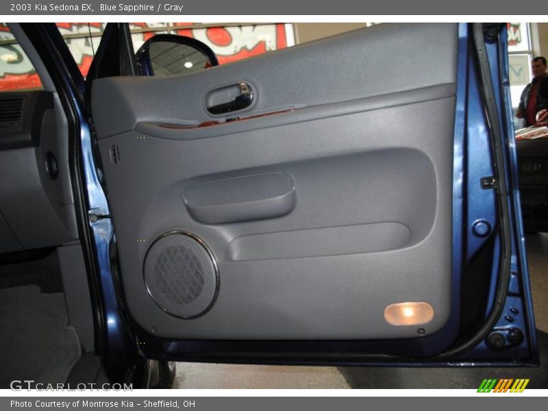 Blue Sapphire / Gray 2003 Kia Sedona EX