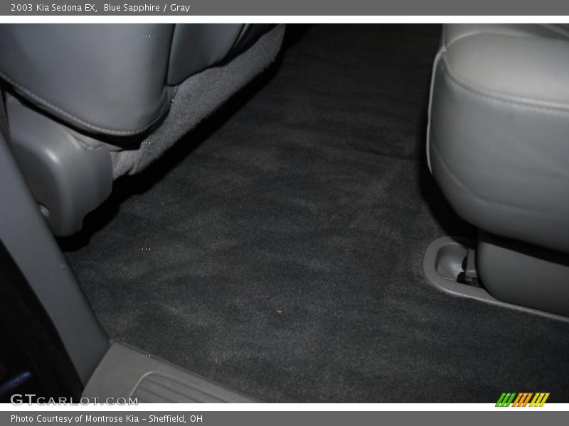 Blue Sapphire / Gray 2003 Kia Sedona EX