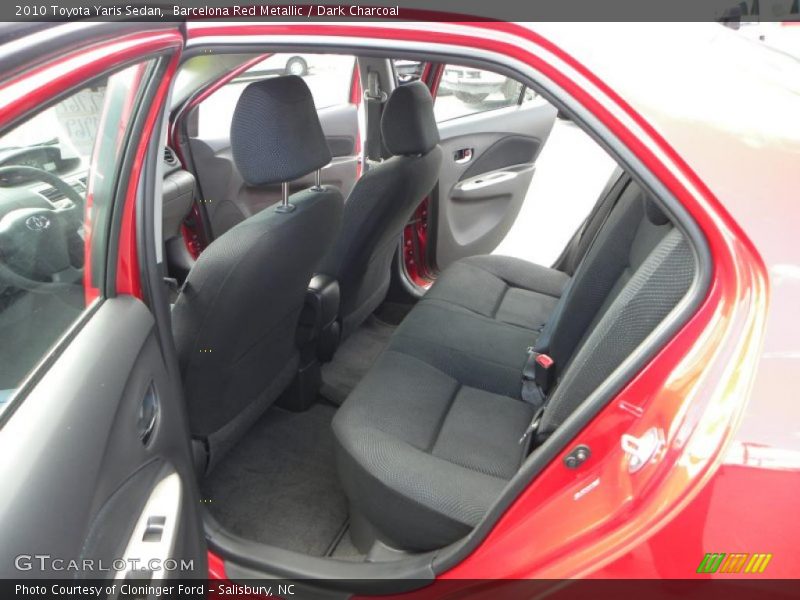 Barcelona Red Metallic / Dark Charcoal 2010 Toyota Yaris Sedan