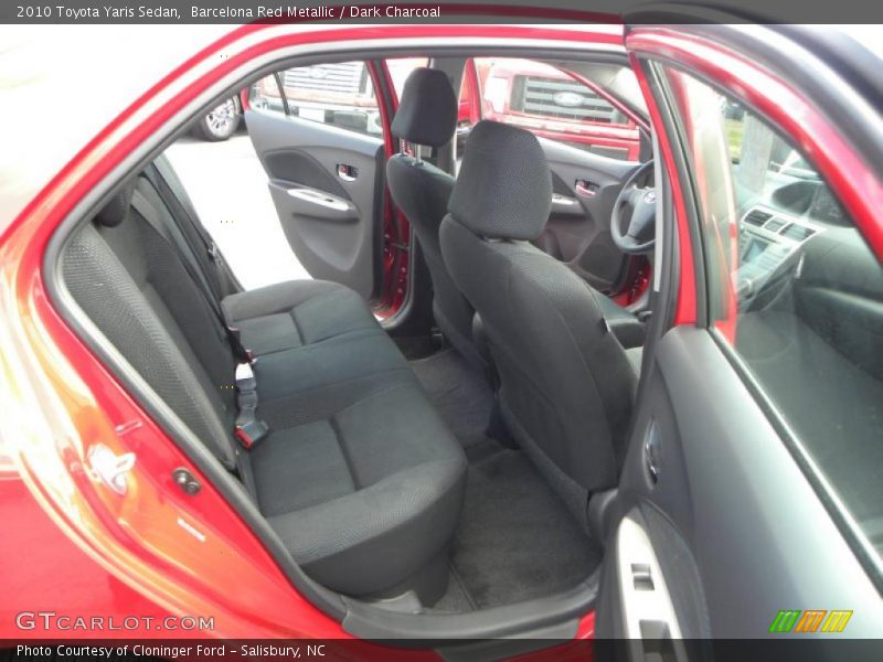 Barcelona Red Metallic / Dark Charcoal 2010 Toyota Yaris Sedan