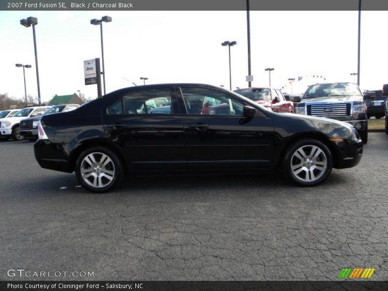 Black / Charcoal Black 2007 Ford Fusion SE