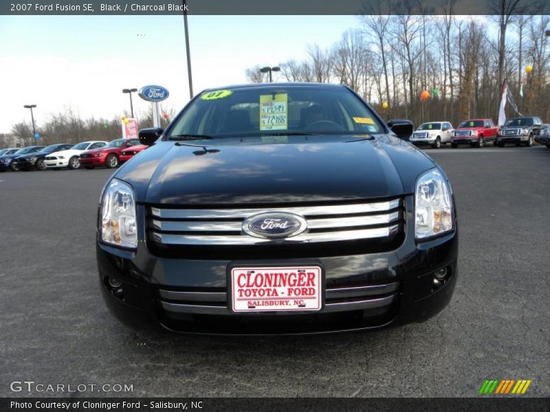 Black / Charcoal Black 2007 Ford Fusion SE