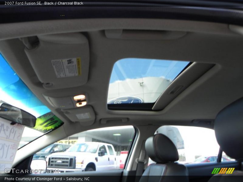 Black / Charcoal Black 2007 Ford Fusion SE