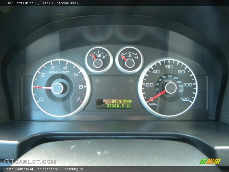 Black / Charcoal Black 2007 Ford Fusion SE