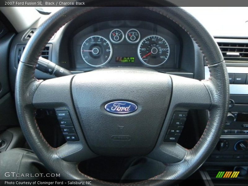 Black / Charcoal Black 2007 Ford Fusion SE