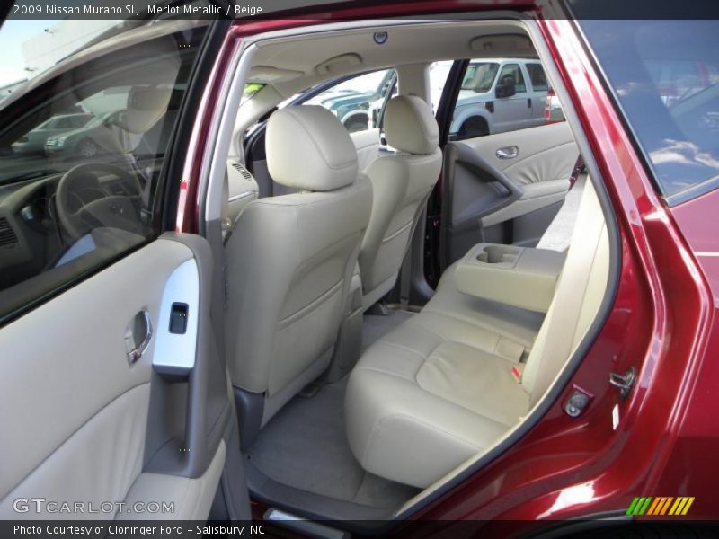 Merlot Metallic / Beige 2009 Nissan Murano SL