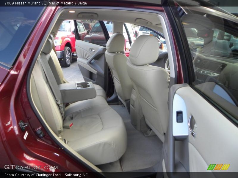 Merlot Metallic / Beige 2009 Nissan Murano SL