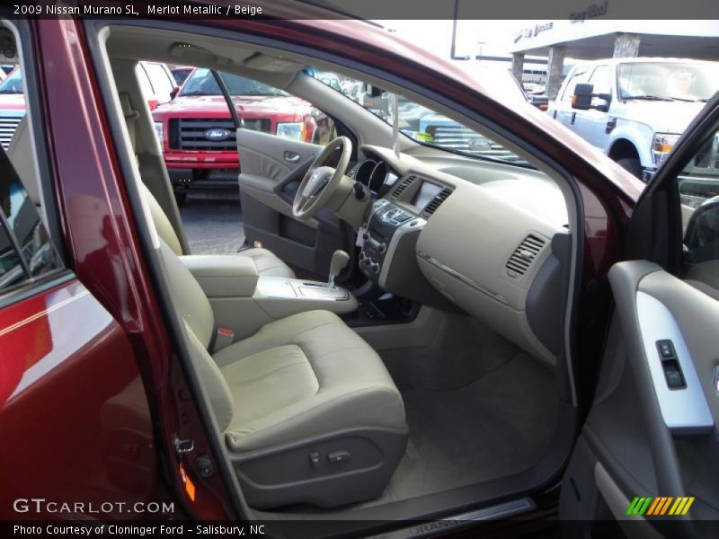 Merlot Metallic / Beige 2009 Nissan Murano SL